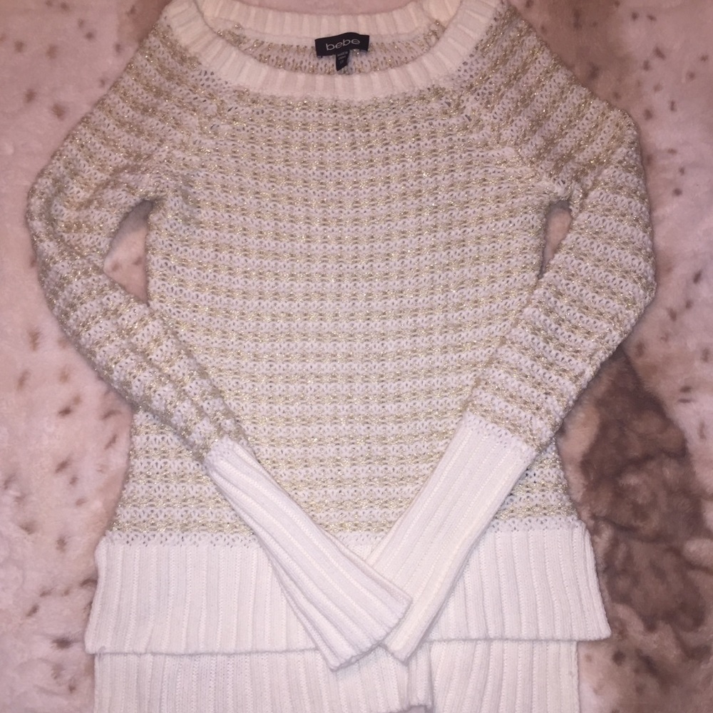 NWOT Bebe Hi-lo Sweater 💋